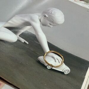 Gold Bangle Bracelet 12 k gf